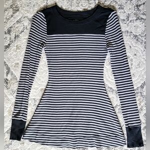 M VTG Y2K Babydoll Grunge Bella Swan Emo Gothic Longline Long Sleeve Mudd Cotton